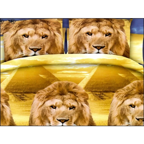 POŚCIEL 3D SATYNA BAWEŁNIANA 4cz.