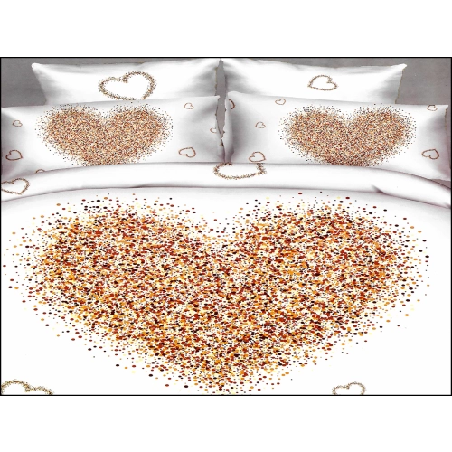 KOMPLET POŚCIELI SATYNA BAWEŁNIANA Z PRZEŚCIERADŁEM POSZWA