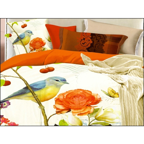 KOMPLET POŚCIELI SATYNA BAWEŁNIANA Z PRZEŚCIERADŁEM POSZWA