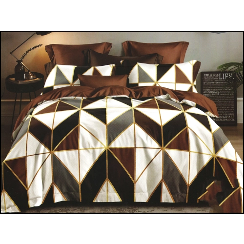 KOMPLET POŚCIELI DWUSTRONNA POŚCIEL 135x200 +2 POSZEWKI SATYNA BAWEŁNIANA