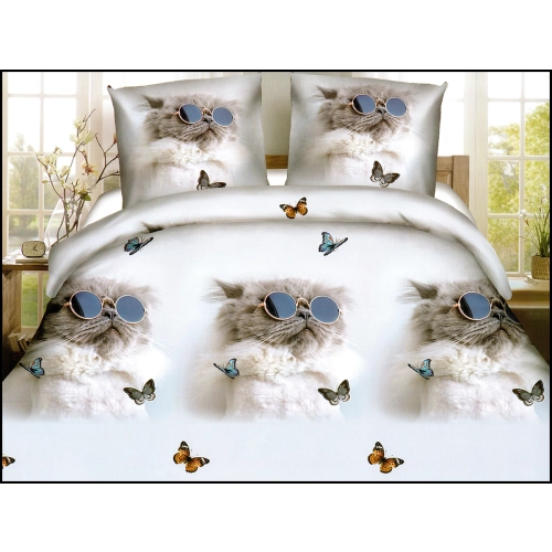 POŚCIEL SATYNA BAWEŁNIANA 4cz.