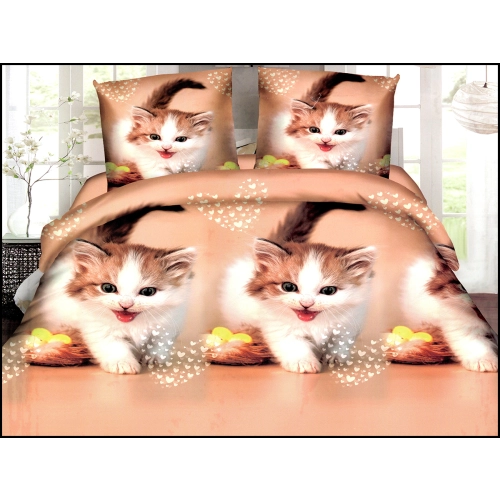 KOMPLET POŚCIELI SATYNA BAWEŁNIANA Z PRZEŚCIERADŁEM POSZWA