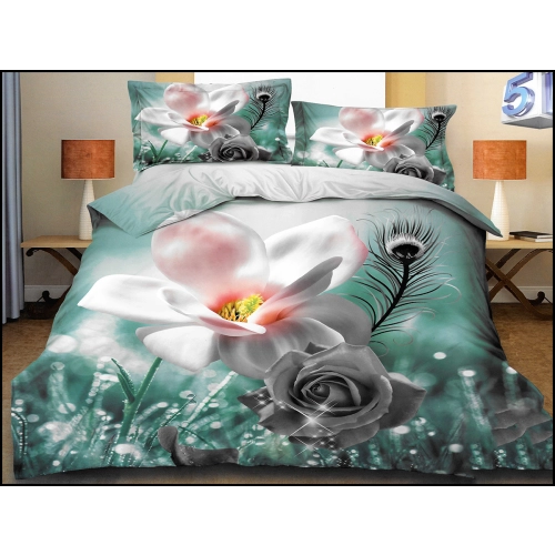 POŚCIEL 3D SATYNA BAWEŁNIANA