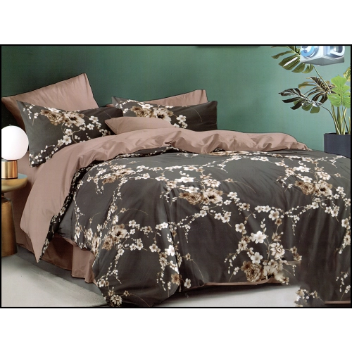 KOMPLET POŚCIELI DWUSTRONNA POŚCIEL 150x200 +2 POSZEWKI + PRZEŚCIERADŁO