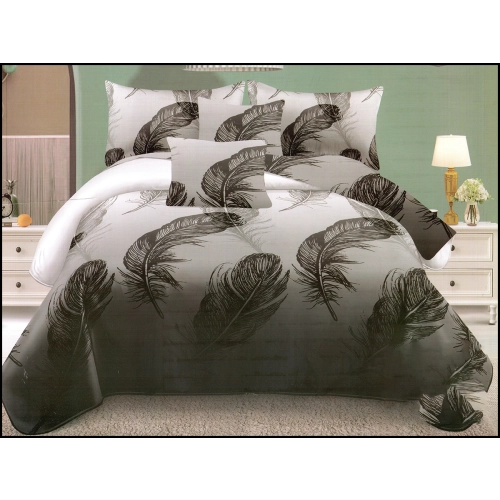 KOMPLET POŚCIELI DWUSTRONNA POŚCIEL 180x200 +2 POSZEWKI SATYNA BAWEŁNIANA