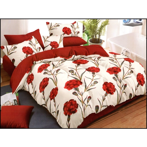 KOMPLET POŚCIELI SATYNA BAWEŁNIANA Z PRZEŚCIERADŁEM POSZWA