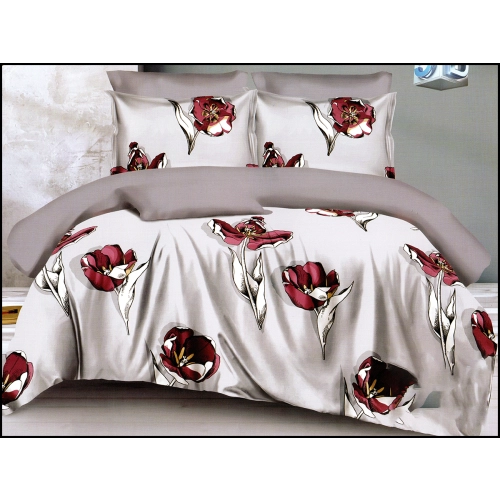 POŚCIEL 3D SATYNA BAWEŁNIANA 4cz.