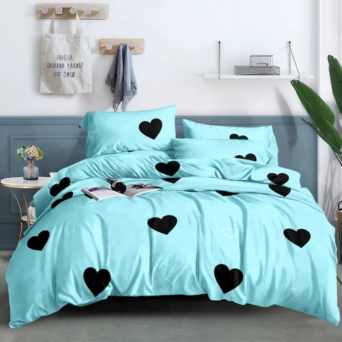 KOMPLET POŚCIELI 3D SATYNA BAWEŁNIANA 2 POSZEWKI 70X80 POSZWA