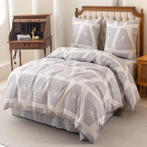 KOMPLET POŚCIELI SATYNA BAWEŁNIANA Z PRZEŚCIERADŁEM POSZWA