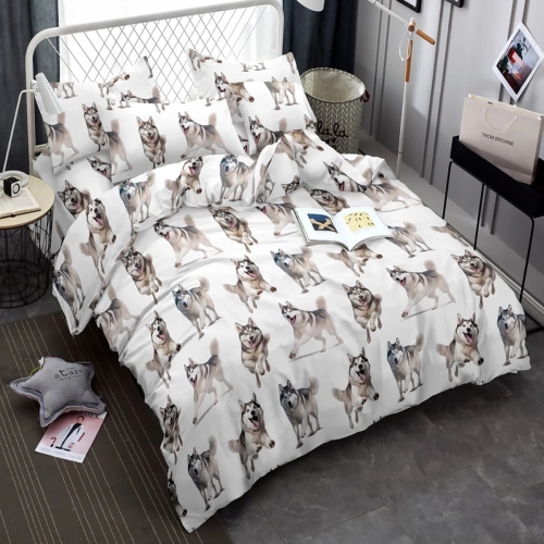 KOMPLET POŚCIELI SATYNA BAWEŁNIANA Z PRZEŚCIERADŁEM POSZWA