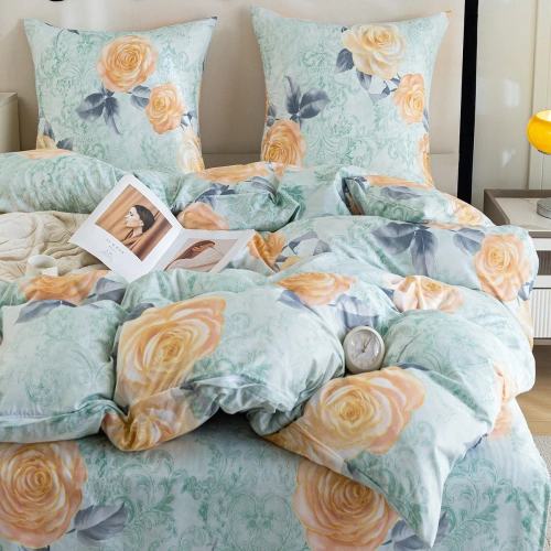 KOMPLET POŚCIELI 3D SATYNA BAWEŁNIANA 2 POSZEWKI 70X80 POSZWA