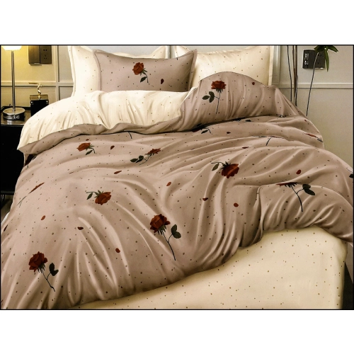 KOMPLET POŚCIELI 3D SATYNA BAWEŁNIANA 2 POSZEWKI 70X80 POSZWA