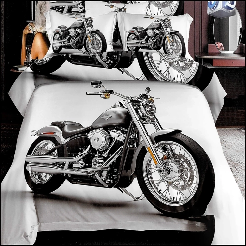 KOMPLET POŚCIELI SATYNA BAWEŁNIANA Z PRZEŚCIERADŁEM POSZWA