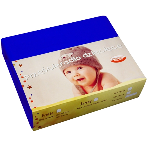 PRZEŚCIERADŁO JERSEY 40X90 Z GUMKĄ GRUBE POLSKIE