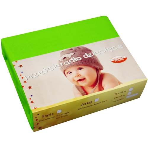 PRZEŚCIERADŁO JERSEY 40X90 Z GUMKĄ GRUBE POLSKIE