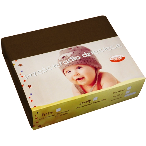 PRZEŚCIERADŁO JERSEY 40X90 Z GUMKĄ GRUBE POLSKIE