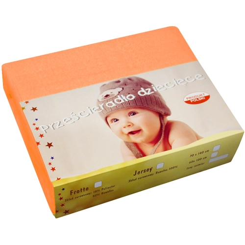 PRZEŚCIERADŁO JERSEY 40X90 Z GUMKĄ GRUBE POLSKIE