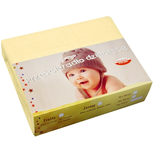 PRZEŚCIERADŁO JERSEY 50X70 Z GUMKĄ GRUBE POLSKIE