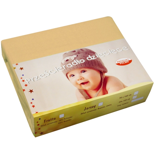 PRZEŚCIERADŁO JERSEY 50X70 Z GUMKĄ GRUBE POLSKIE