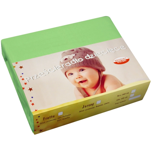 PRZEŚCIERADŁO JERSEY 50X70 Z GUMKĄ GRUBE POLSKIE