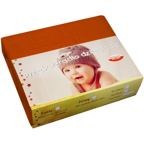 PRZEŚCIERADŁO JERSEY 40X90 Z GUMKĄ GRUBE POLSKIE