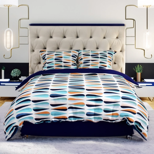 POŚCIEL 160x200 DWUSTRONNA + PRZEŚCIERADŁO MODERN