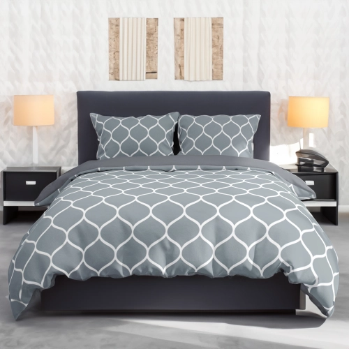 POŚCIEL 160x200 DWUSTRONNA + PRZEŚCIERADŁO MODERN