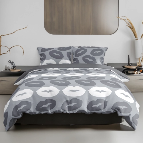 DEKORACYJNA POLSKA POŚCIEL 140x200 DWUSTRONNA + PRZEŚCIERADŁO KOMPLET