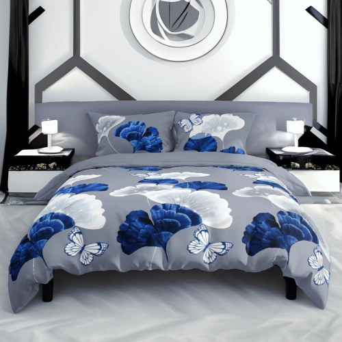 POŚCIEL 160x200 DWUSTRONNA + PRZEŚCIERADŁO MODERN