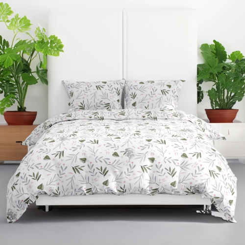 POŚCIEL 160x200 DWUSTRONNA + PRZEŚCIERADŁO MODERN