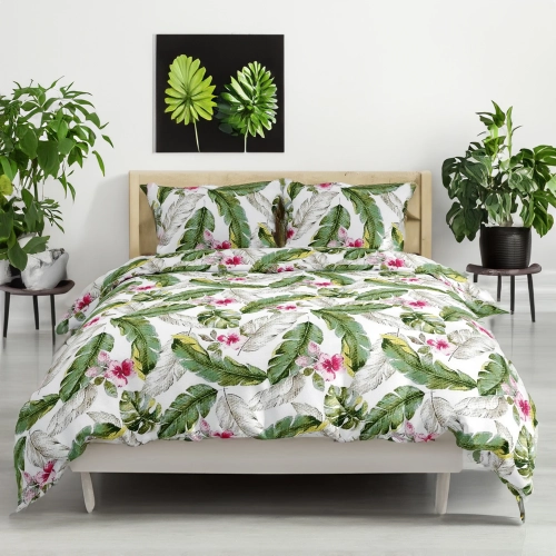 POŚCIEL 200x220 DWUSTRONNA + PRZEŚCIERADŁO MODERN