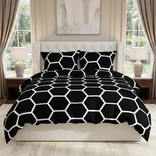 NOWOCZESNA POŚCIEL 140x200 DWUSTRONNA KOMPLET