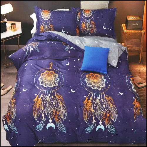 KOMPLET POŚCIELI 100% BAWEŁNA DWUSTRONNA POŚCIEL 150x200 +2 POSZEWKI