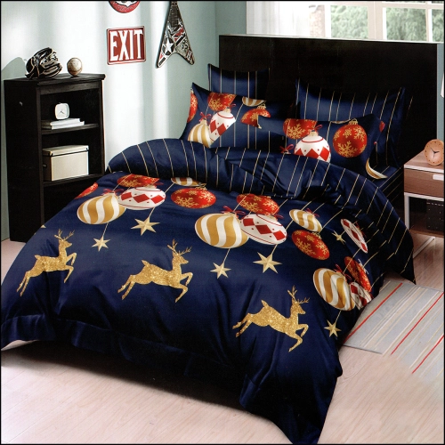 KOMPLET POŚCIELI 100% BAWEŁNA DWUSTRONNA POŚCIEL 140x200 +2 POSZEWKI