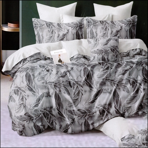 KOMPLET POŚCIELI 100% BAWEŁNA DWUSTRONNA POŚCIEL 140x200 +2 POSZEWKI