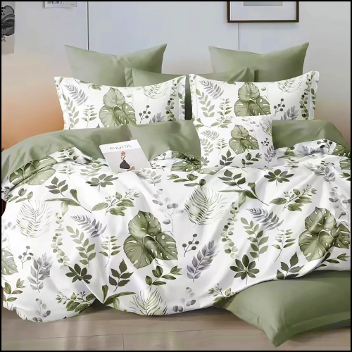 KOMPLET POŚCIELI 100% BAWEŁNA DWUSTRONNA POŚCIEL 135x200 +2 POSZEWKI