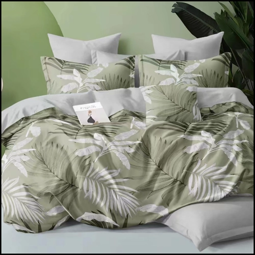 KOMPLET POŚCIELI 100% BAWEŁNA DWUSTRONNA POŚCIEL 135x200 + PRZEŚCIERADŁO