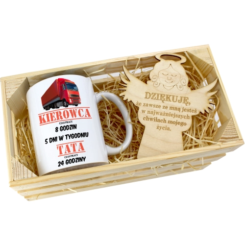 KUBEK W SKRZYNCE NA PREZENT DZIEŃ OJCA TATY TATA