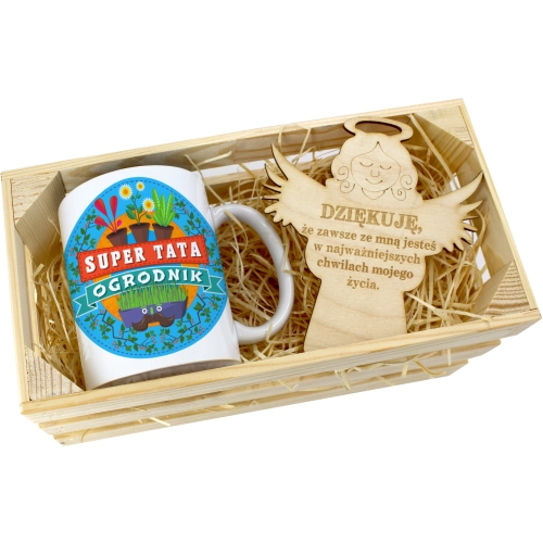 KUBEK W SKRZYNCE NA PREZENT DZIEŃ OJCA TATY TATA