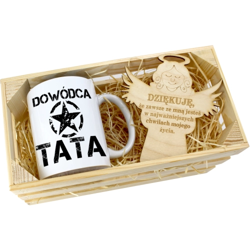 KUBEK W SKRZYNCE NA PREZENT DZIEŃ OJCA TATY TATA