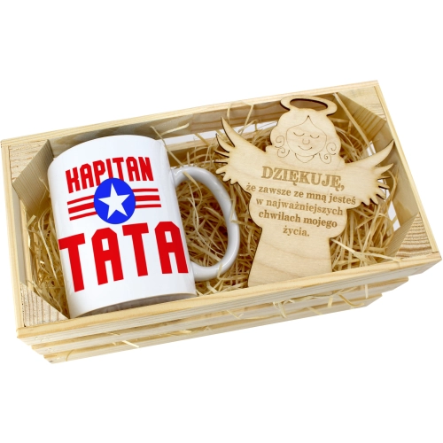 KUBEK W SKRZYNCE NA PREZENT DZIEŃ OJCA TATY TATA
