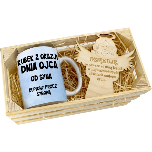KUBEK W SKRZYNCE NA PREZENT DZIEŃ OJCA TATY TATA