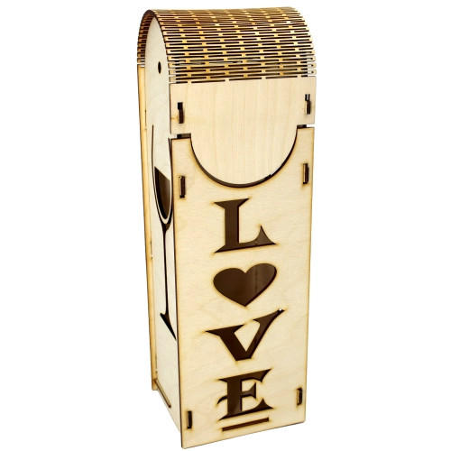 SKRZYNKA NA WINO ALKOHOL PREZENT PUDEŁKO DREWNIANE