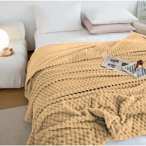 KOC NARZUTA NA ŁÓŻKO KOCE Z MIKROFIBRY MIĘKKI PLED KOSTKA