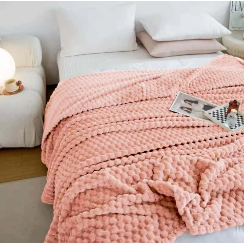 KOC NARZUTA 200x220 NA ŁÓŻKO KOC Z MIKROFIBRY MIĘKKI PLED KOSTKA