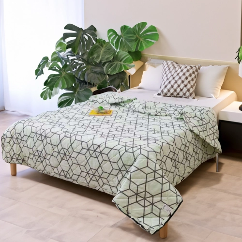 KOŁDRA LETNIA 200X220 CM TRÓJWYMIAROWA LEKKA NA LATO WAKACJE PIKOWANA