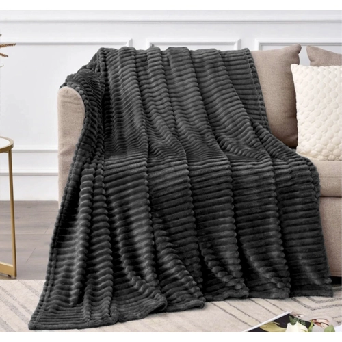 KOC TŁOCZONY 200x220 Z MIKROFIBRY MIĘKKI LUKSUSOWY NARZUTA BUTELKOWA ZIELEŃ