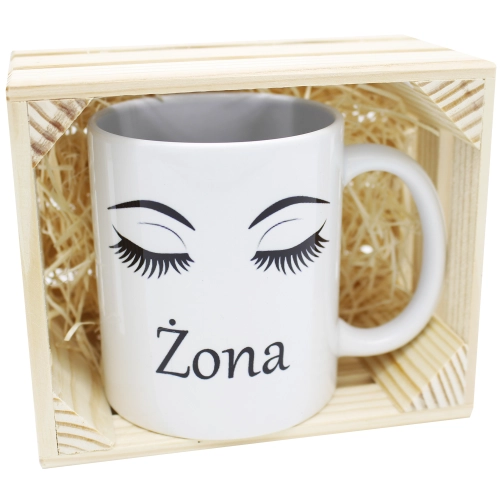 SUPER PREZENT KUBEK Z NADRUKIEM W SKRZYNCE