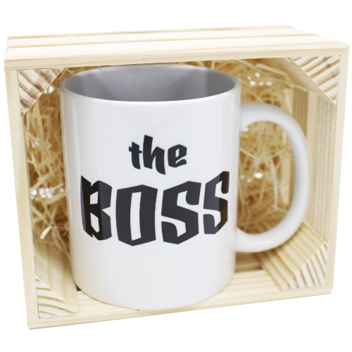 SUPER PREZENT KUBEK Z NADRUKIEM W SKRZYNCE