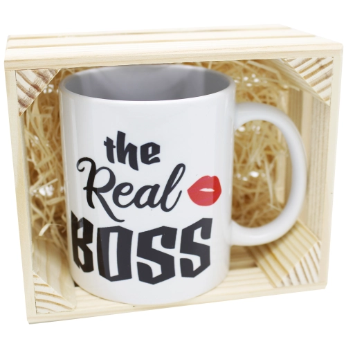 SUPER PREZENT KUBEK Z NADRUKIEM W SKRZYNCE